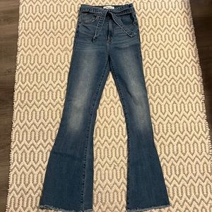 Abercrombie and Fitch Ultra High Waisted Flare Jeans